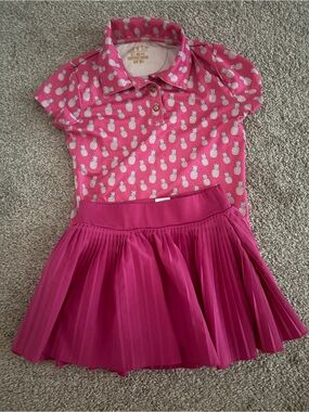 Girls Garb Golf Outfit Pink Size 4-5/5T